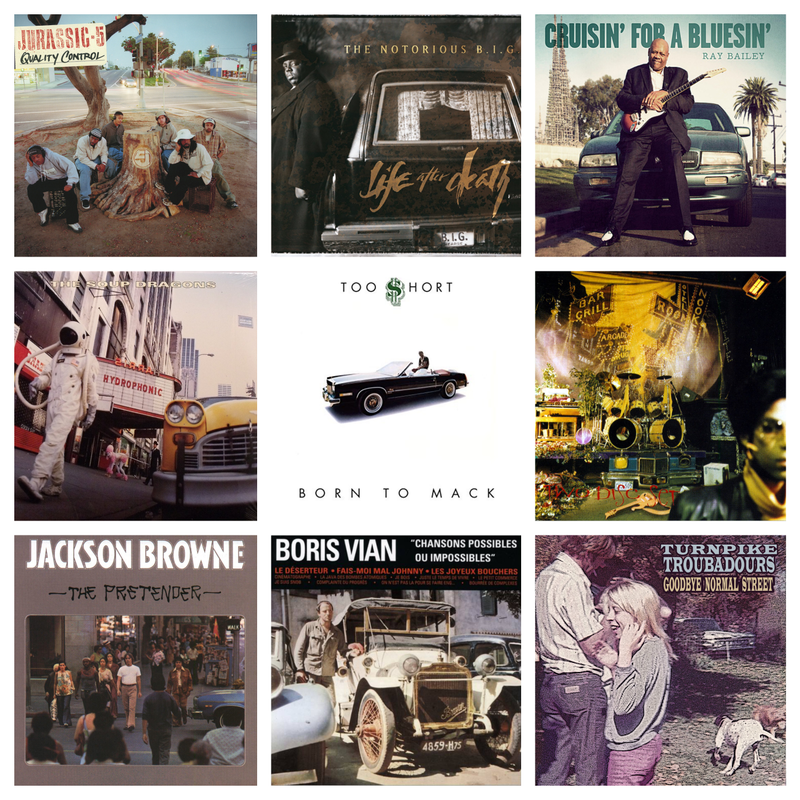 Illustration for article titled 100 cars on 100 more album covers